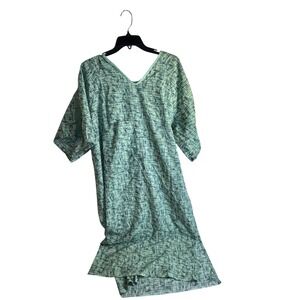 Medline Hospital Gown Costume? OS Green Abstract Print PerforMX Patient Mens